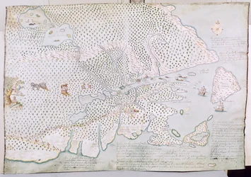 Karte der Mündung des St. Lawrence